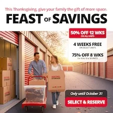 Sentinel Storage - Red Deer Promotion