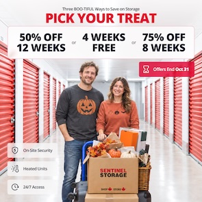 Sentinel Storage - Red Deer Promotion