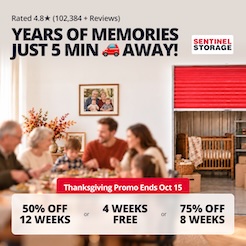 Sentinel Storage - Red Deer Promotion