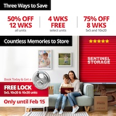 Sentinel Storage - Red Deer Promotion