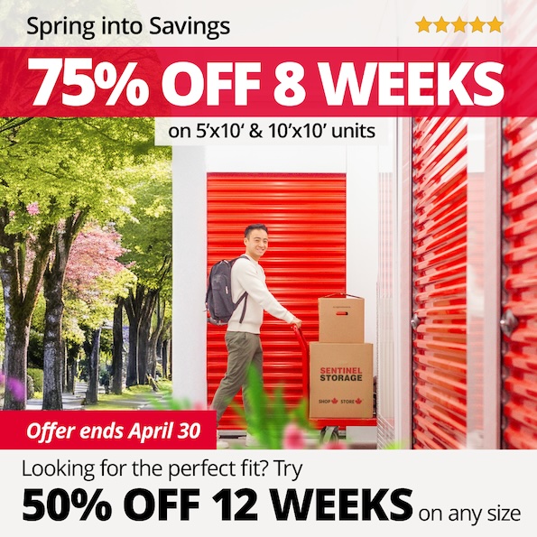 Sentinel Storage - Red Deer Promotion
